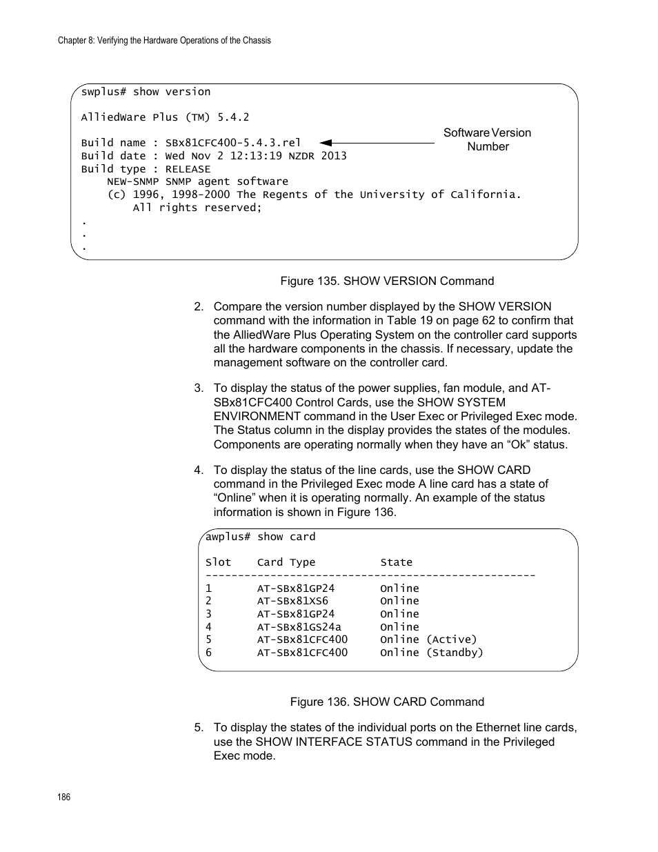 Allied Telesis SwitchBlade x8106 User Manual | Page 186 / 240