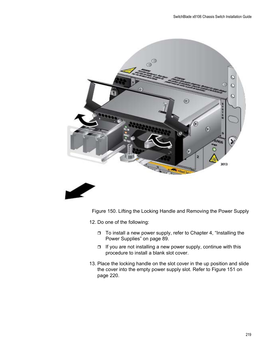 Allied Telesis SwitchBlade x8106 User Manual | Page 219 / 240