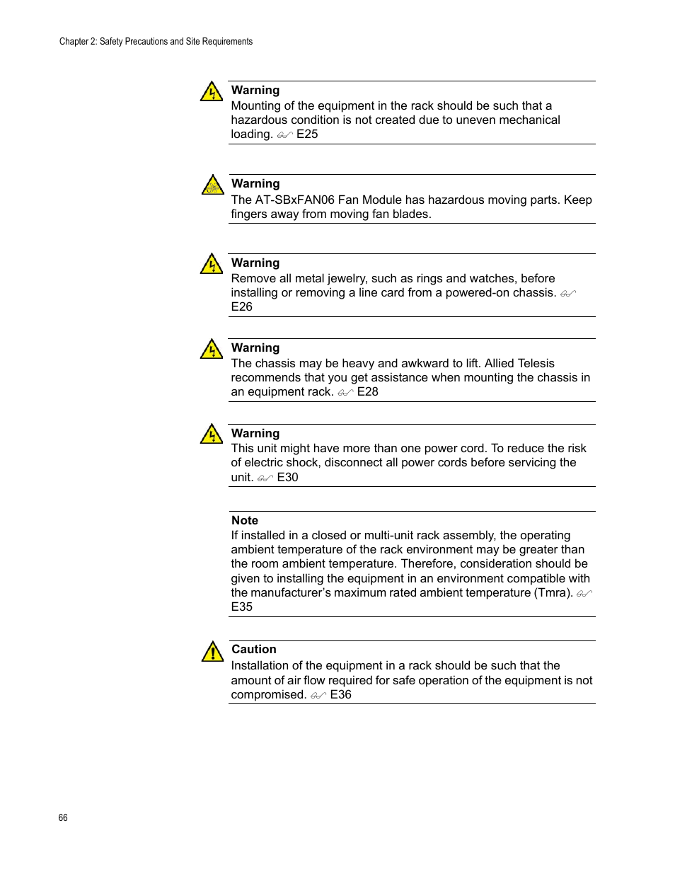 Allied Telesis SwitchBlade x8106 User Manual | Page 66 / 240