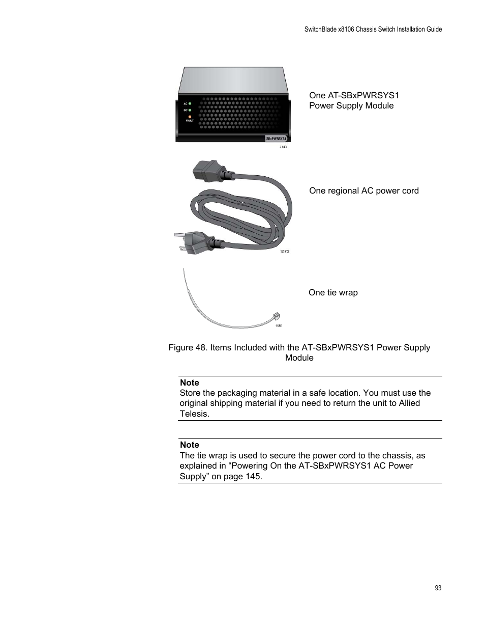 Allied Telesis SwitchBlade x8106 User Manual | Page 93 / 240