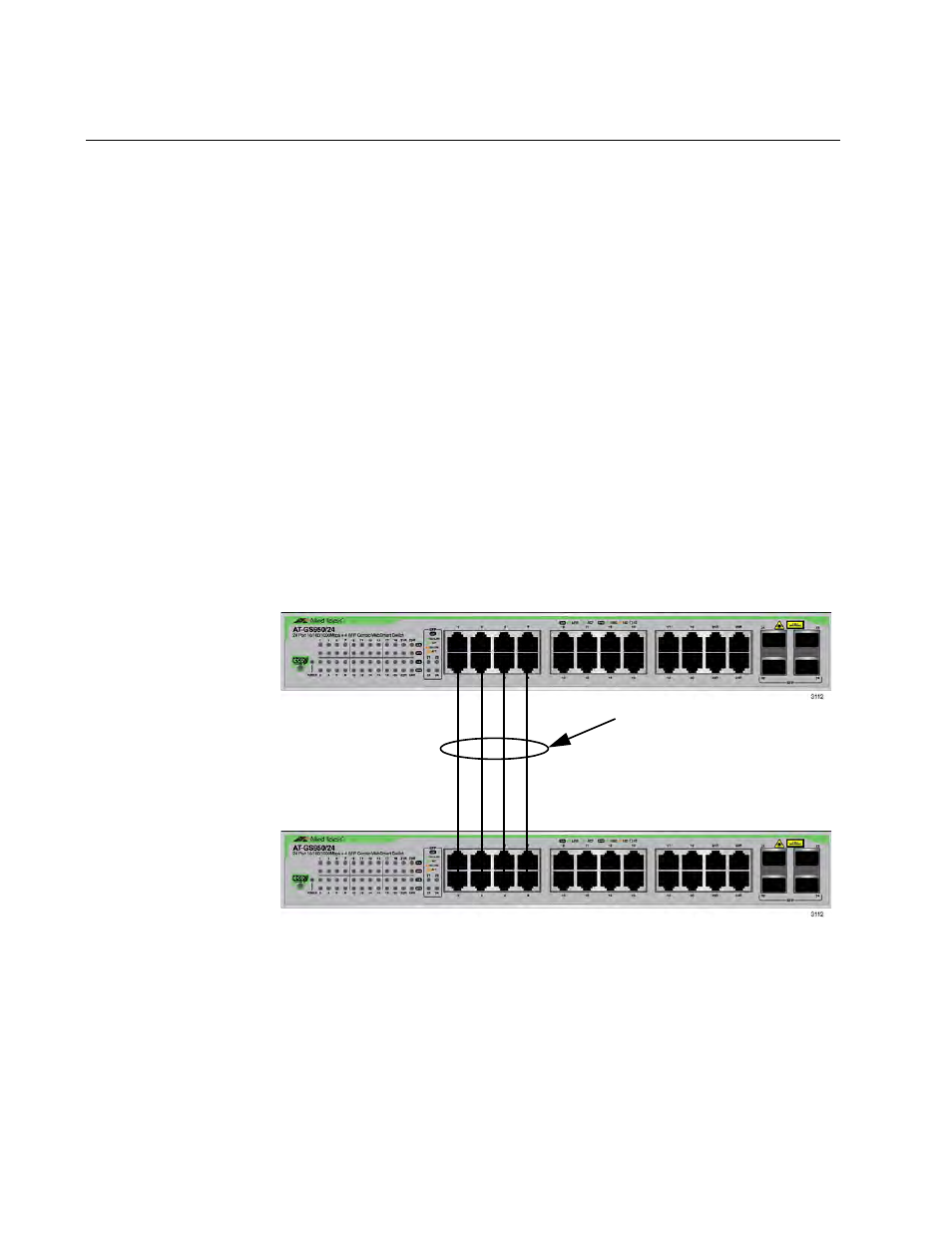 Overview, Figure 35. static port trunk example | Allied Telesis AT-GS950/24 User Manual | Page 100 / 404