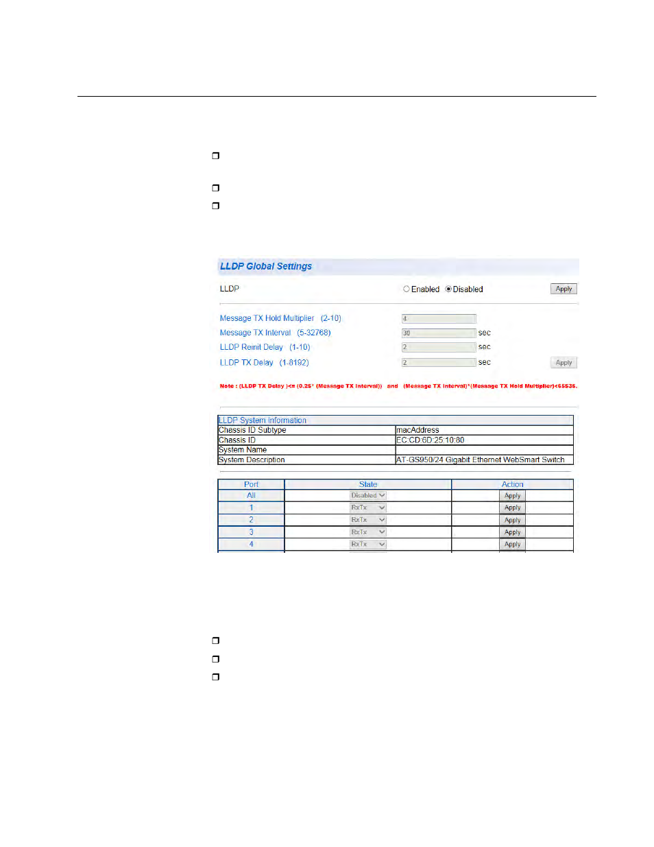 Global configuration | Allied Telesis AT-GS950/24 User Manual | Page 315 / 404