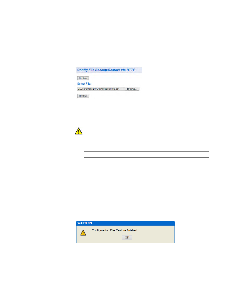 Configuration file upload | Allied Telesis AT-GS950/24 User Manual | Page 341 / 404