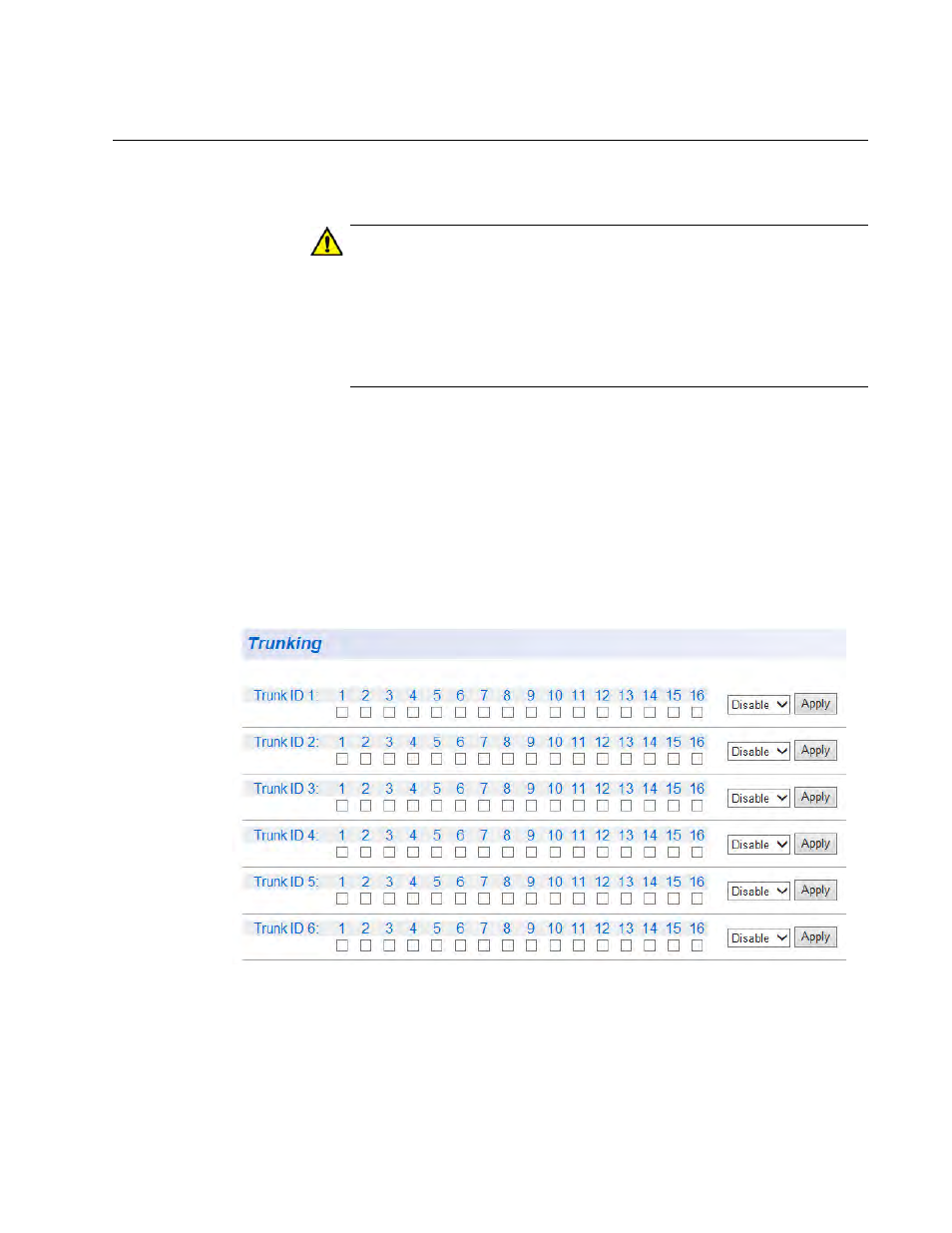 Create a port trunk | Allied Telesis AT-GS950/16 User Manual | Page 103 / 404