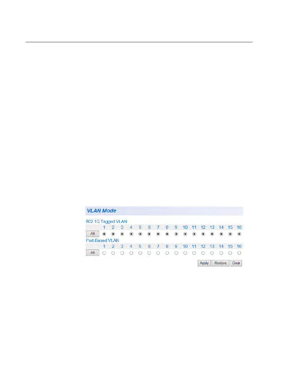 Assign ports to a vlan mode | Allied Telesis AT-GS950/16 User Manual | Page 164 / 404