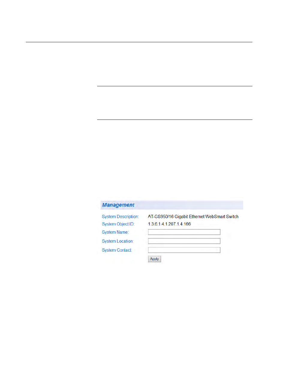 System management information | Allied Telesis AT-GS950/16 User Manual | Page 30 / 404