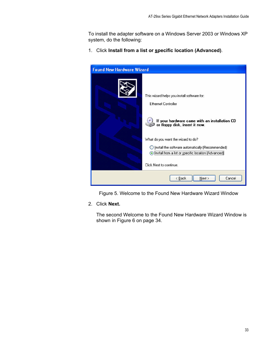 Allied Telesis AT-2972T/2 User Manual | Page 33 / 140
