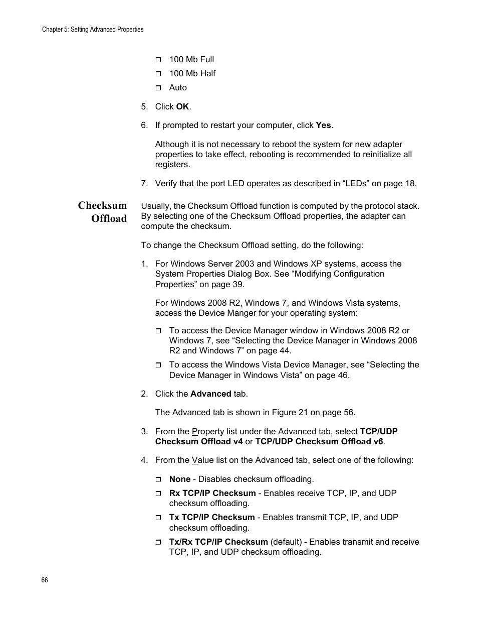 Checksum offload | Allied Telesis AT-2972T/2 User Manual | Page 66 / 140