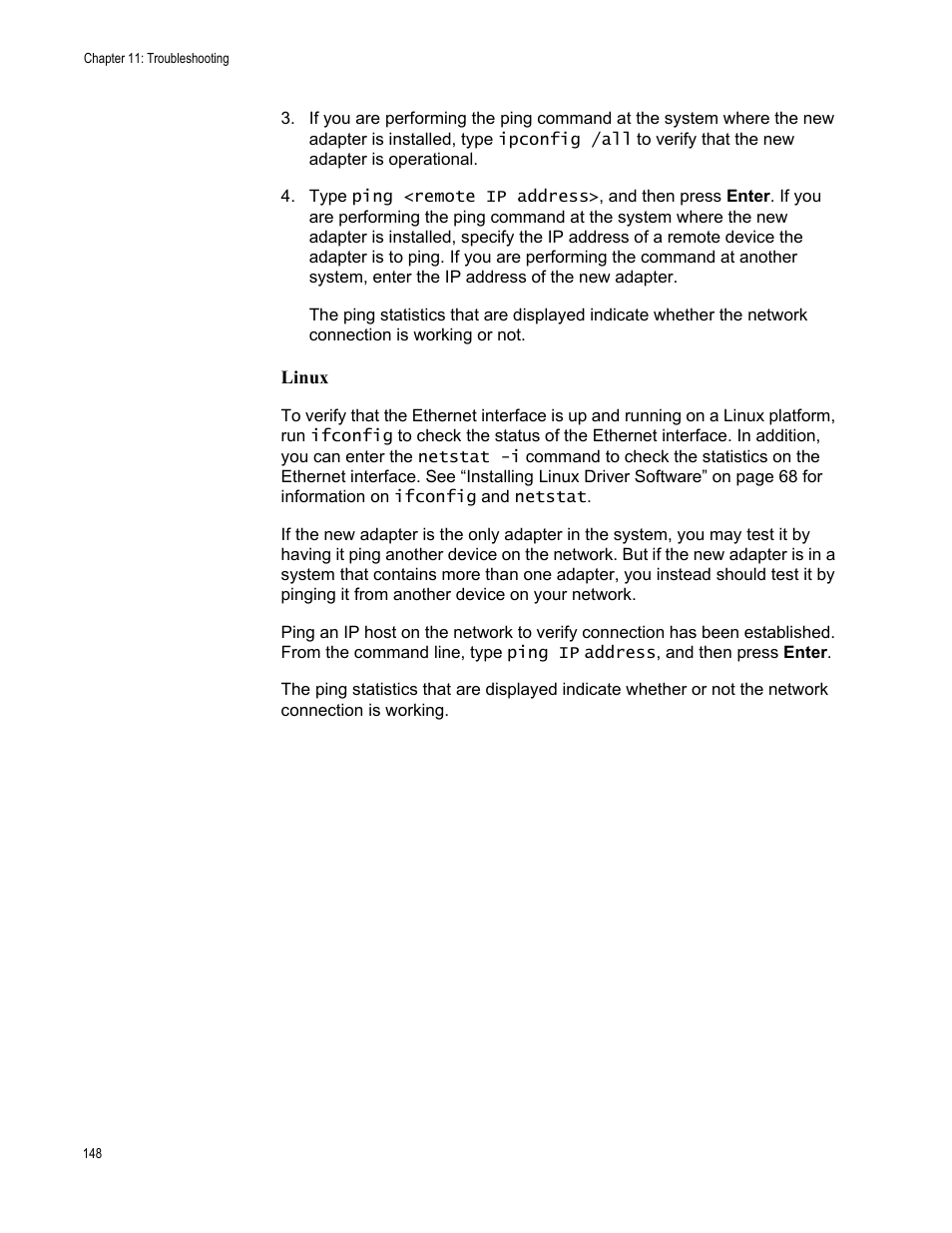 Allied Telesis NetExtreme II Adapters User Manual | Page 148 / 178