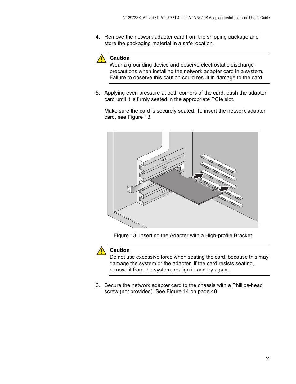 Allied Telesis NetExtreme II Adapters User Manual | Page 39 / 178