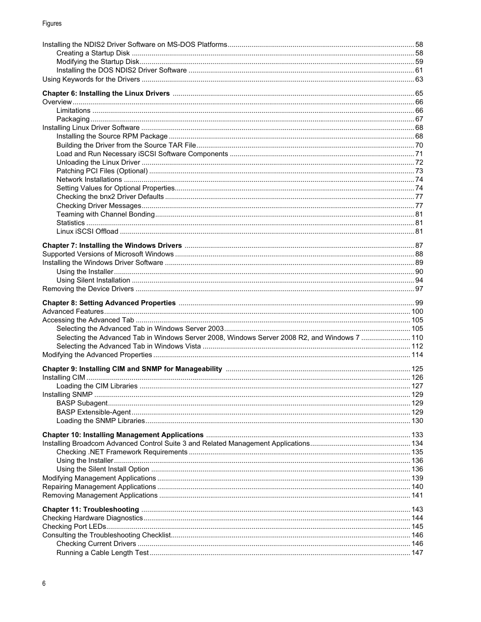 Allied Telesis NetExtreme II Adapters User Manual | Page 6 / 178