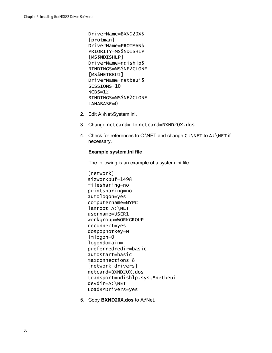 Allied Telesis NetExtreme II Adapters User Manual | Page 60 / 178