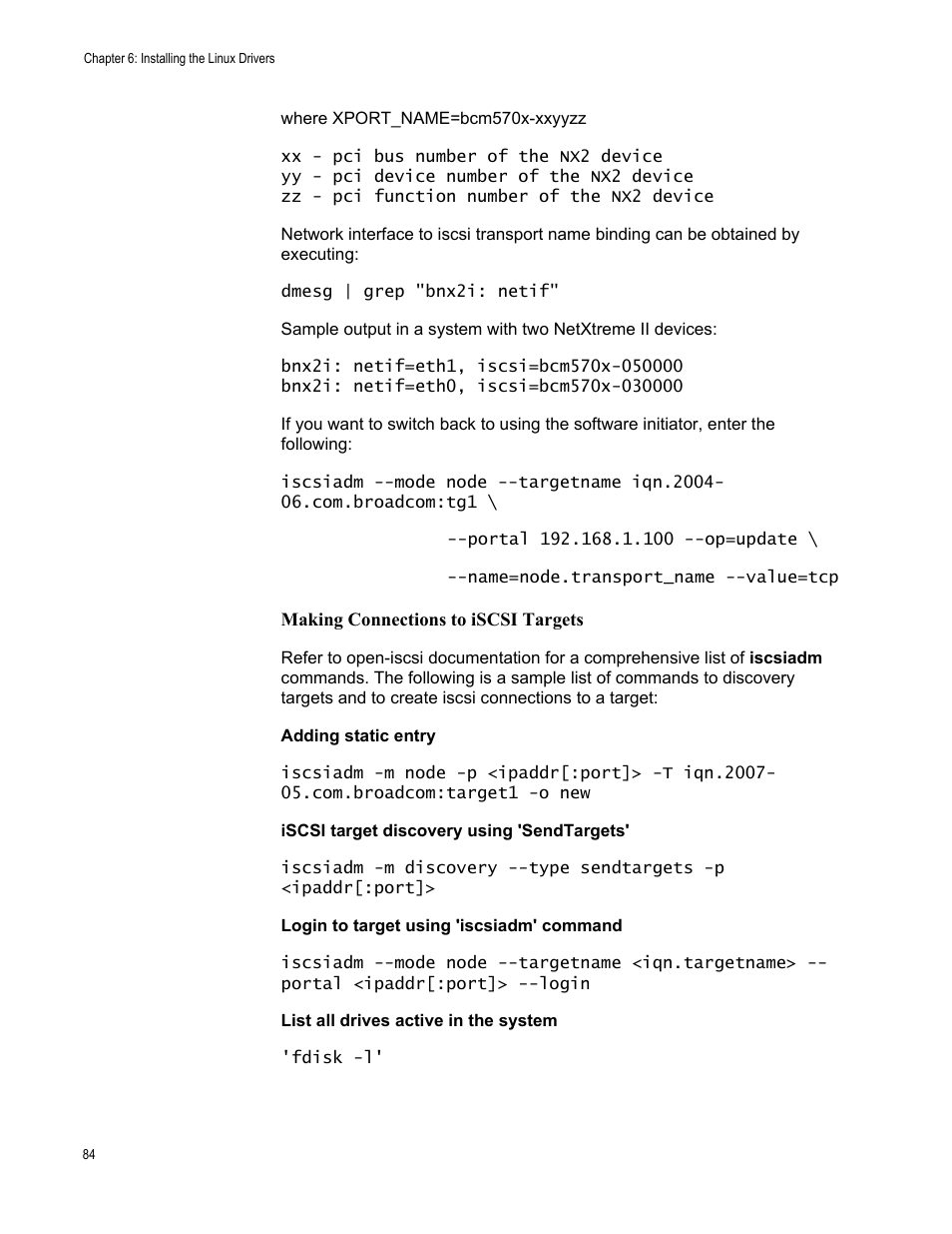 Allied Telesis NetExtreme II Adapters User Manual | Page 84 / 178