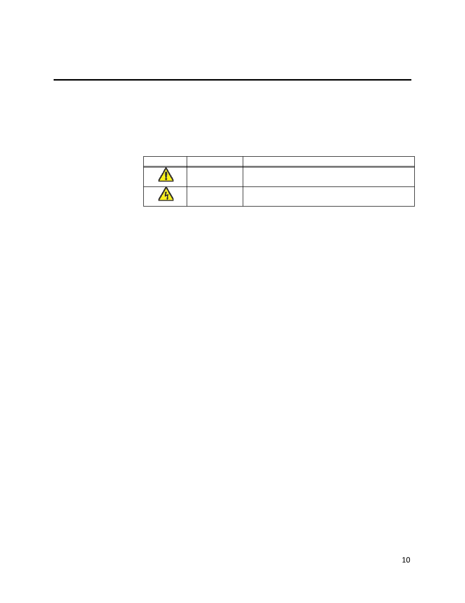 Safety symbols used in this document | Allied Telesis AT-2716POE User Manual | Page 10 / 91
