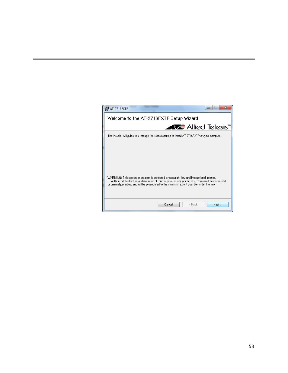 Allied Telesis AT-2716POE User Manual | Page 53 / 91
