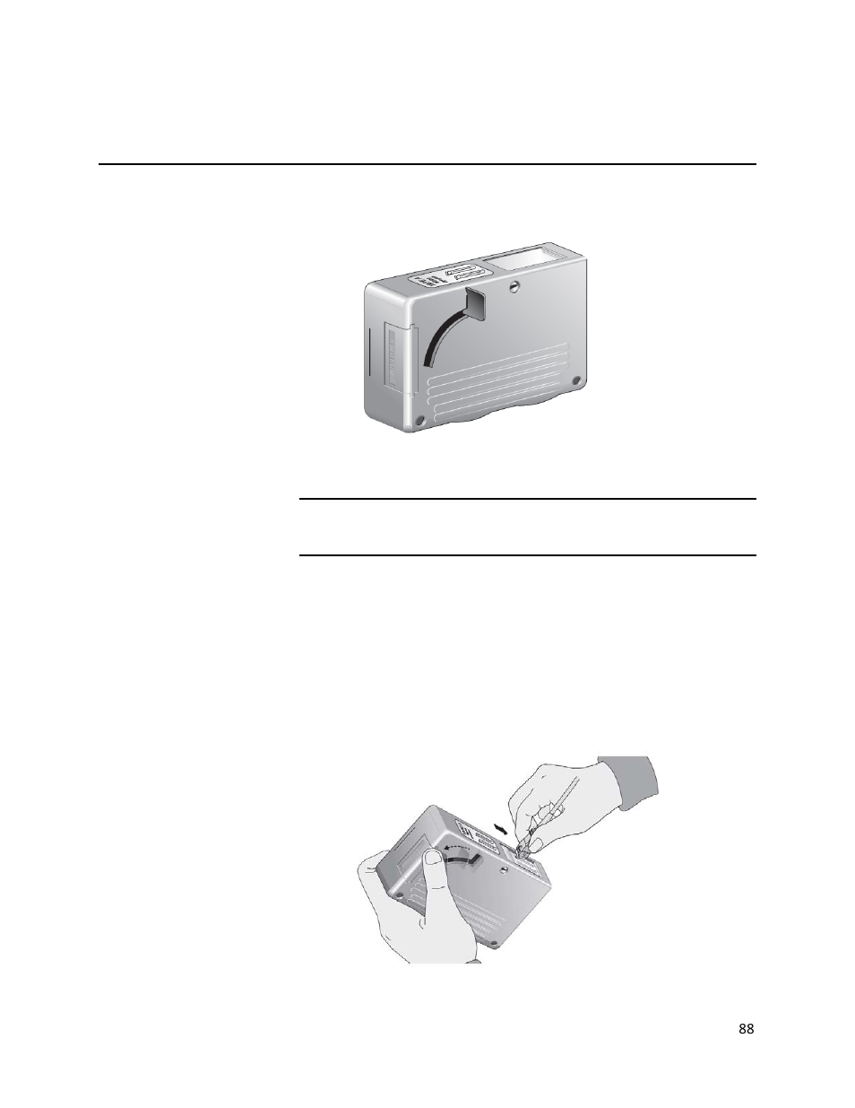 Using a cartridge-type cleaner | Allied Telesis AT-2716POE User Manual | Page 88 / 91
