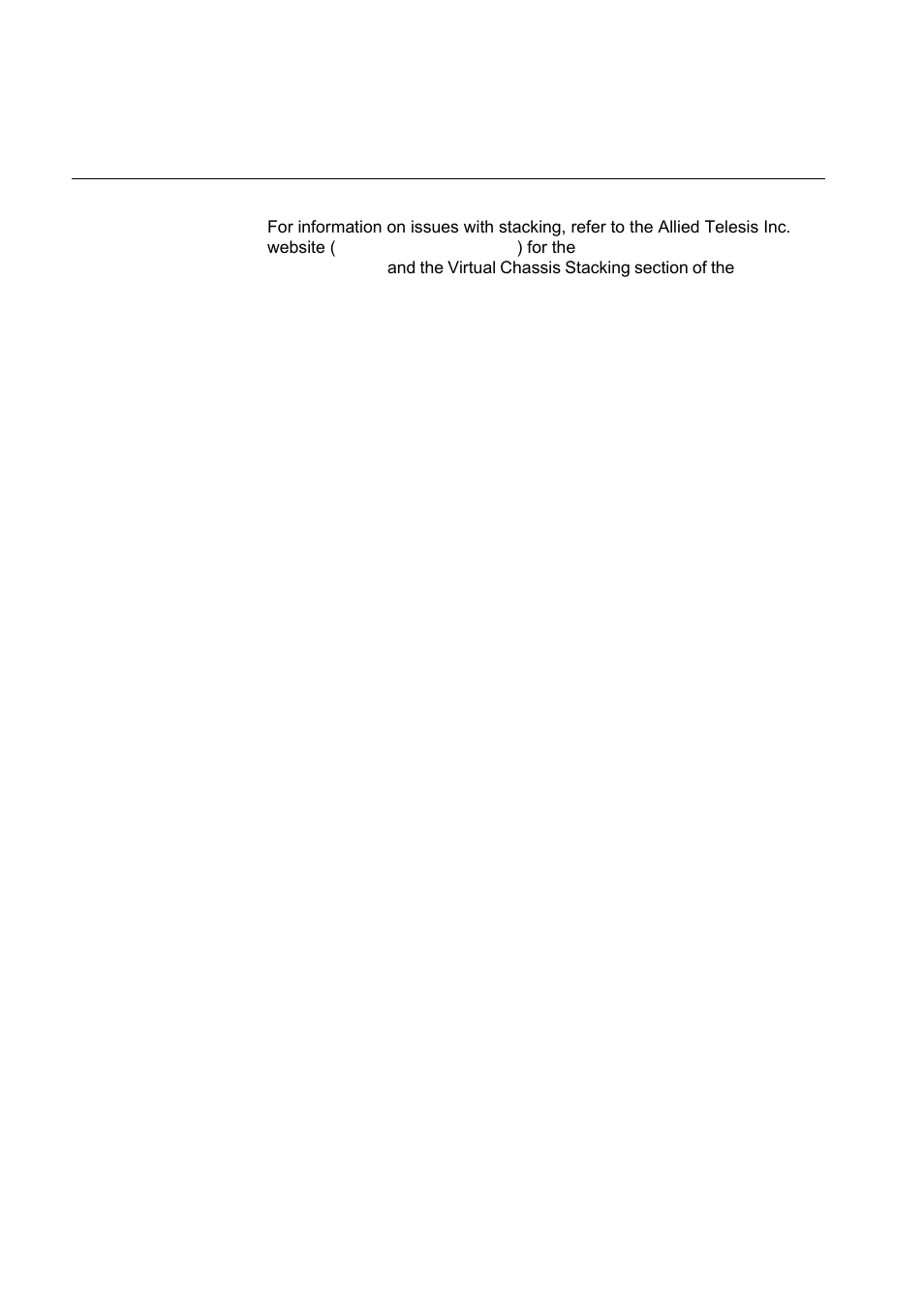 Issues with virtual stacking chassis configuration | Allied Telesis x610 Series Layer 3 User Manual | Page 112 / 120