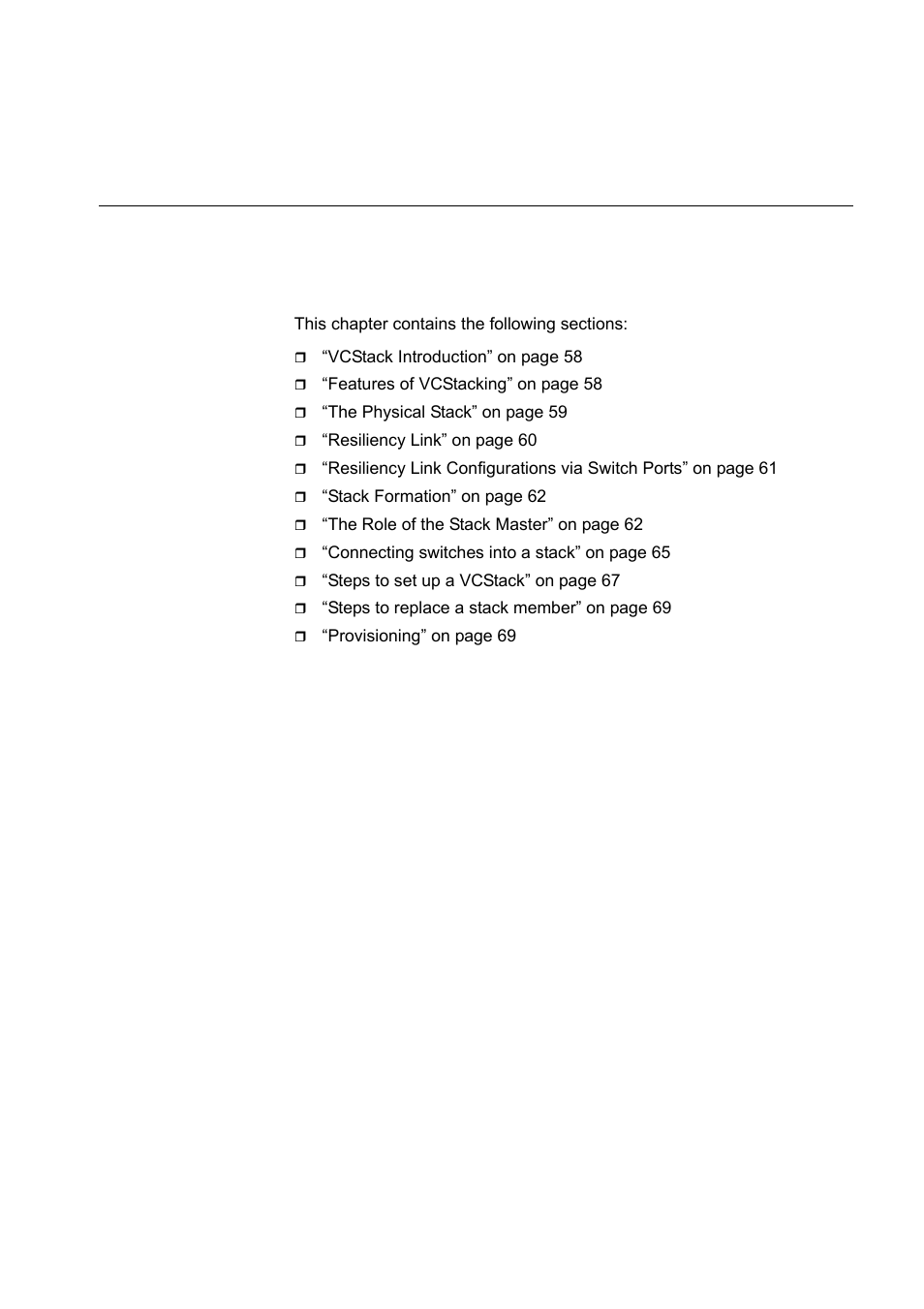 Virtual chassis stacking, Chapter 2, “virtual chassis, Chapter 2 | Allied Telesis x610 Series Layer 3 User Manual | Page 57 / 120