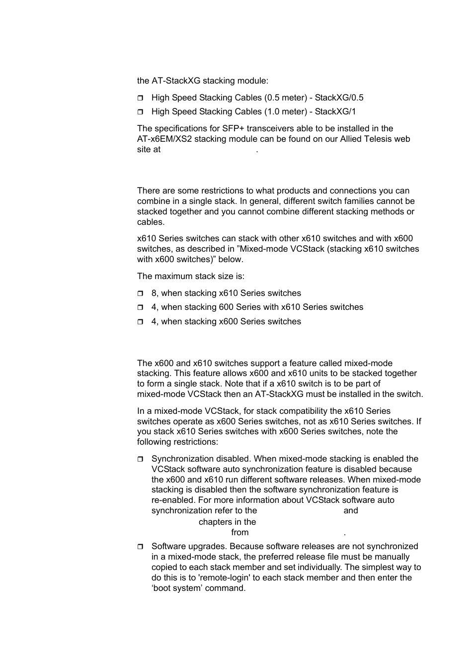 Allied Telesis x610 Series Layer 3 User Manual | Page 66 / 120