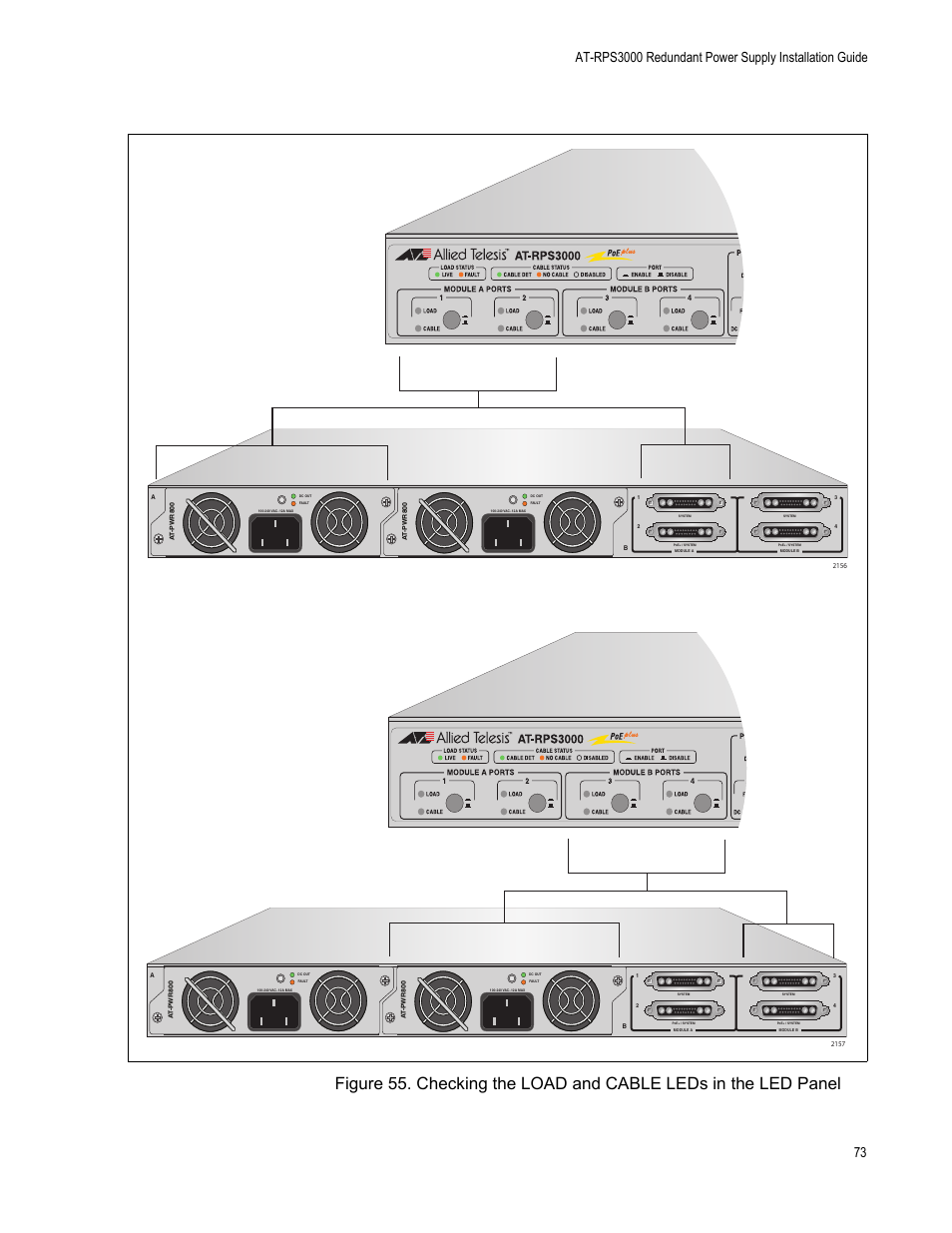 Allied Telesis AT-RPS3000 User Manual | Page 73 / 92