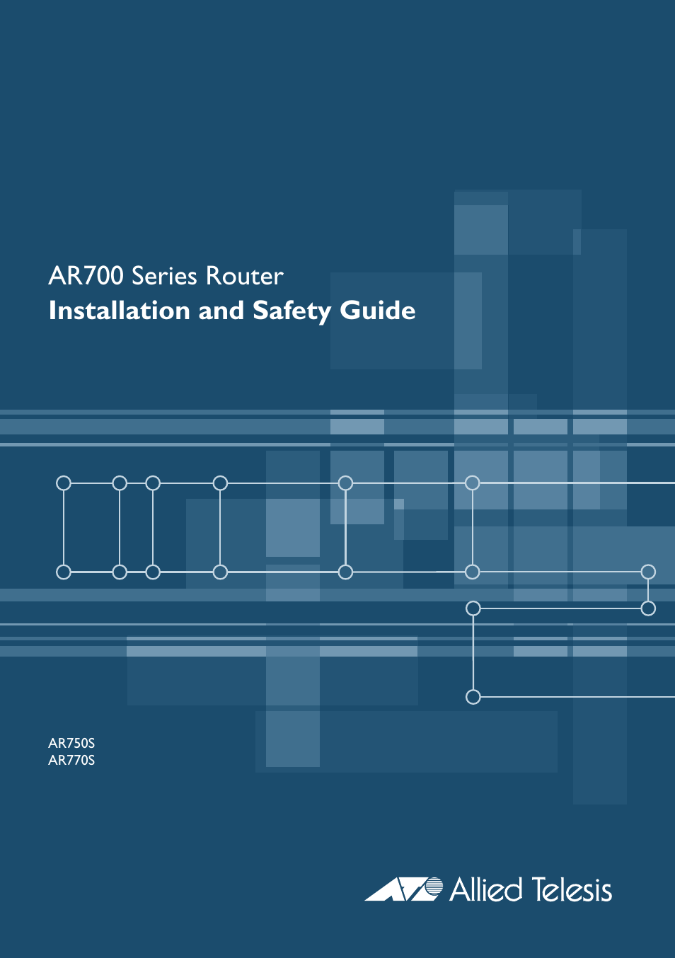 Allied Telesis AR700 Series Router User Manual | 38 pages