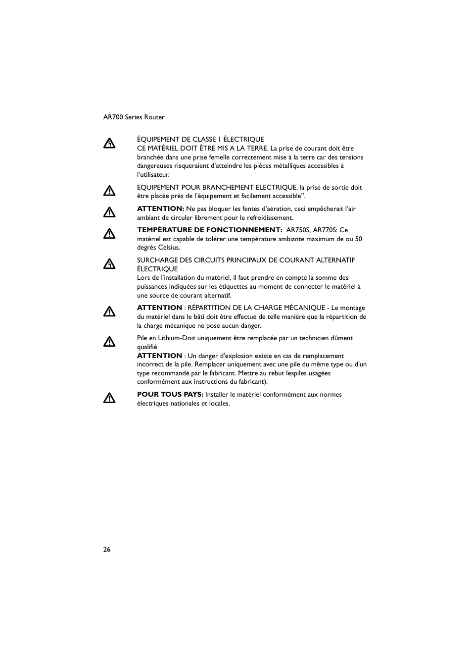 Allied Telesis AR700 Series Router User Manual | Page 27 / 38