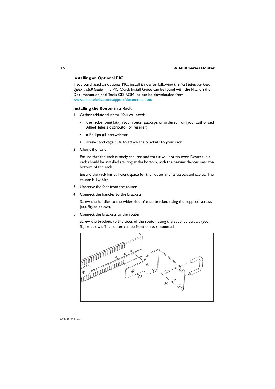 Allied Telesis AR400 Series Router User Manual | Page 17 / 54