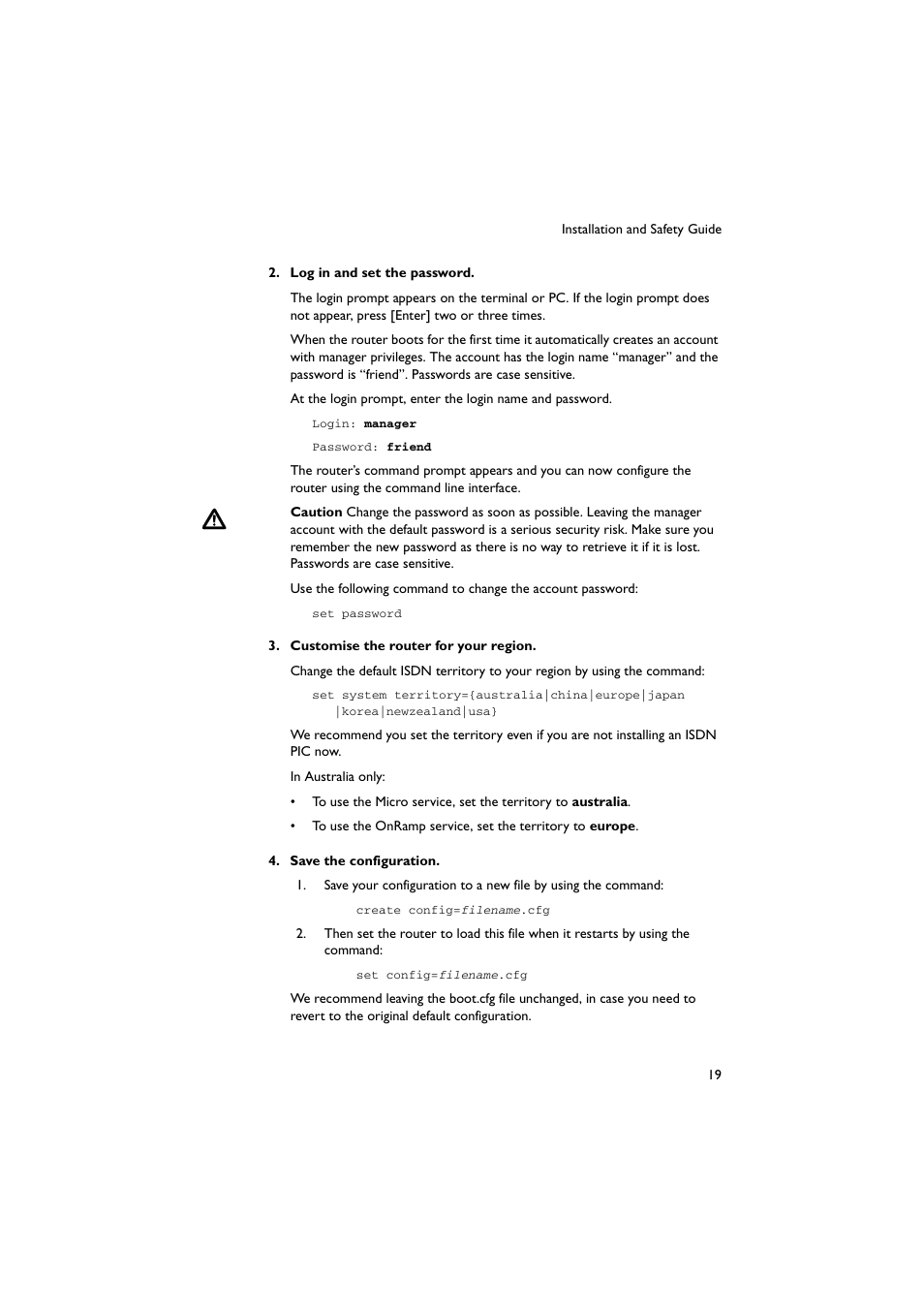 Allied Telesis AR750S-DP Secure VPN Router User Manual | Page 20 / 50