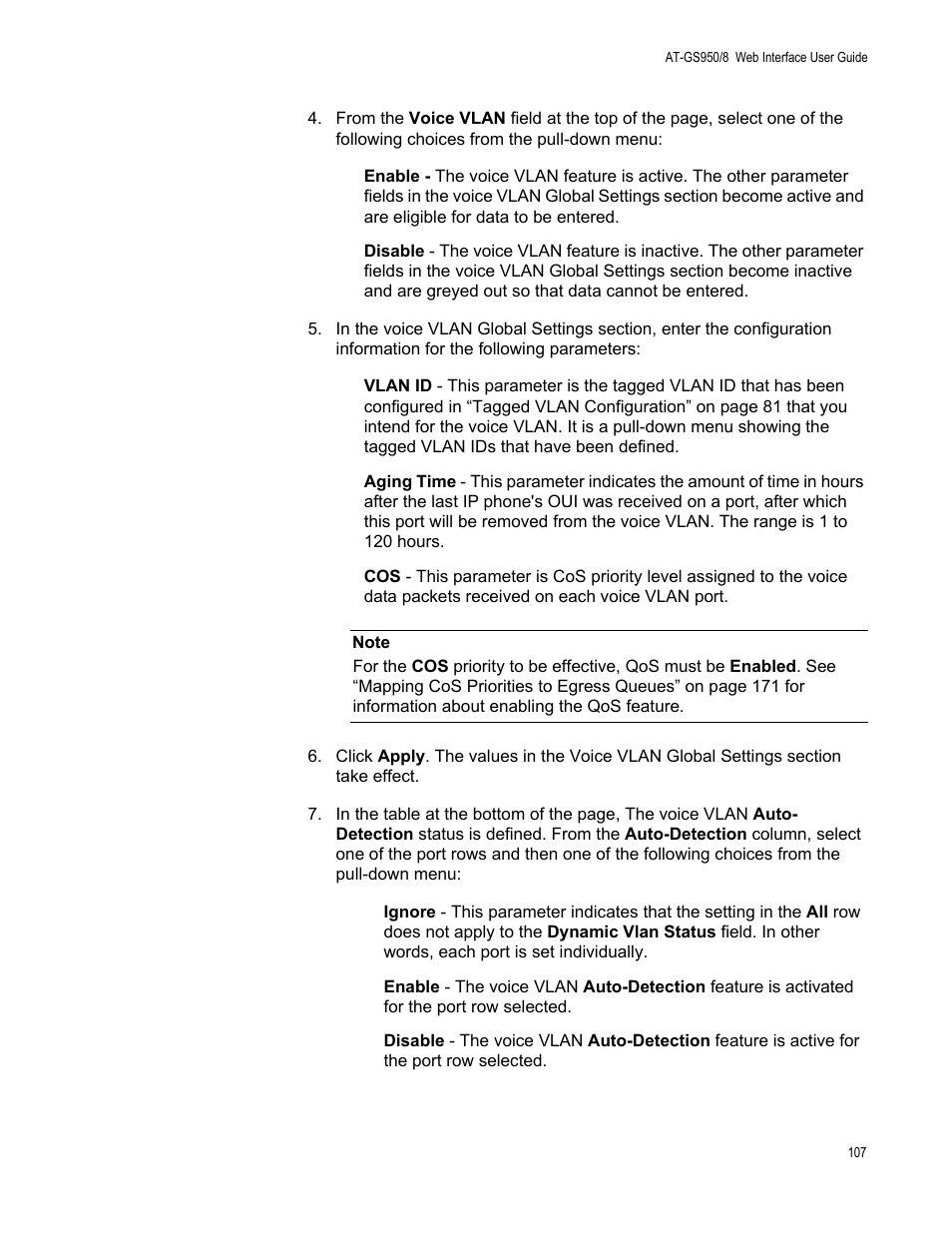 Allied Telesis AT-GS950/8 User Manual | Page 107 / 364