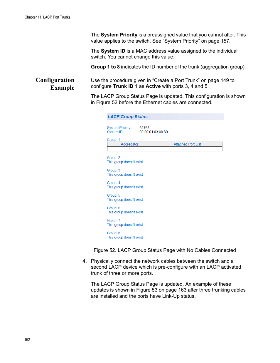 Configuration example | Allied Telesis AT-GS950/8 User Manual | Page 162 / 364