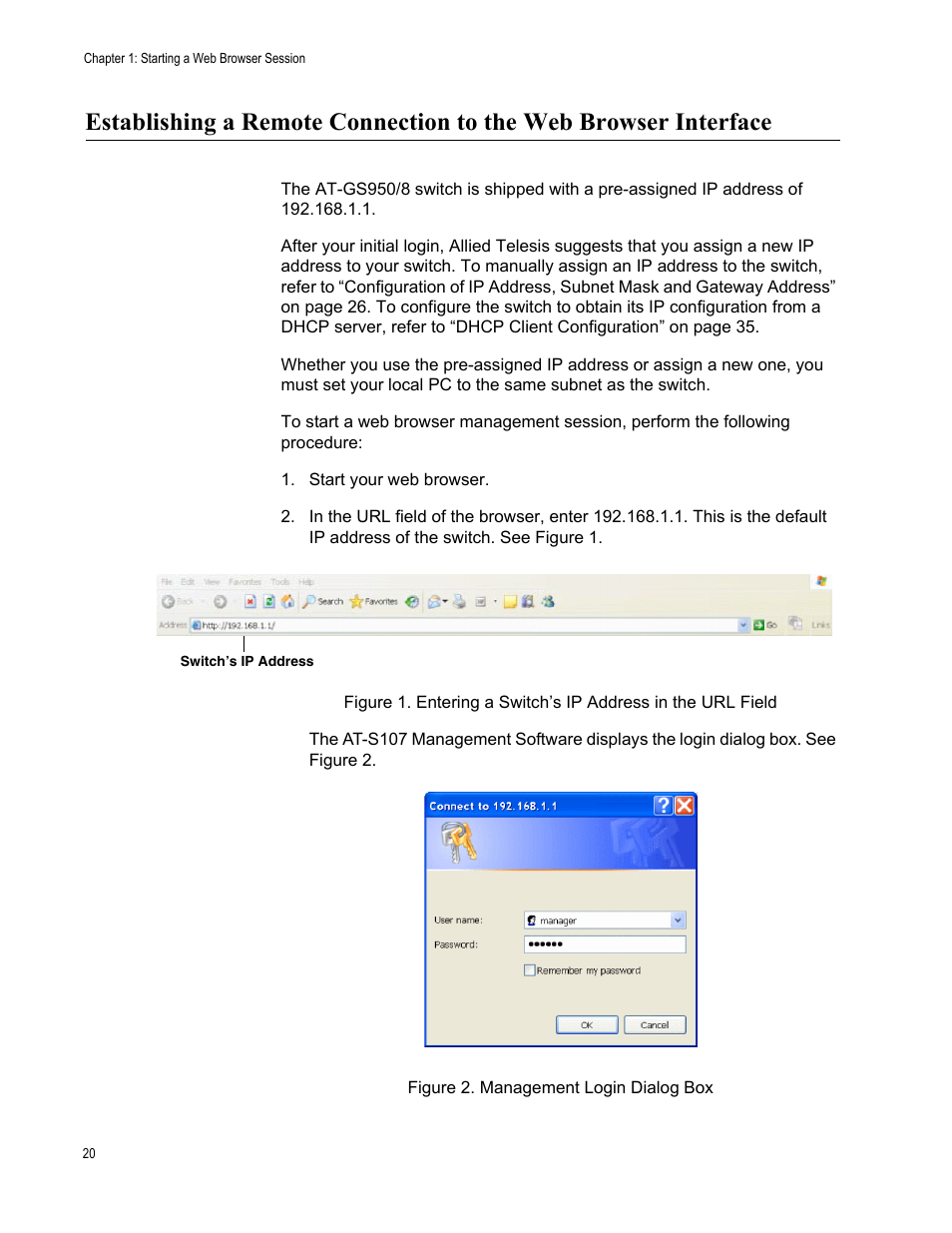 Allied Telesis AT-GS950/8 User Manual | Page 20 / 364