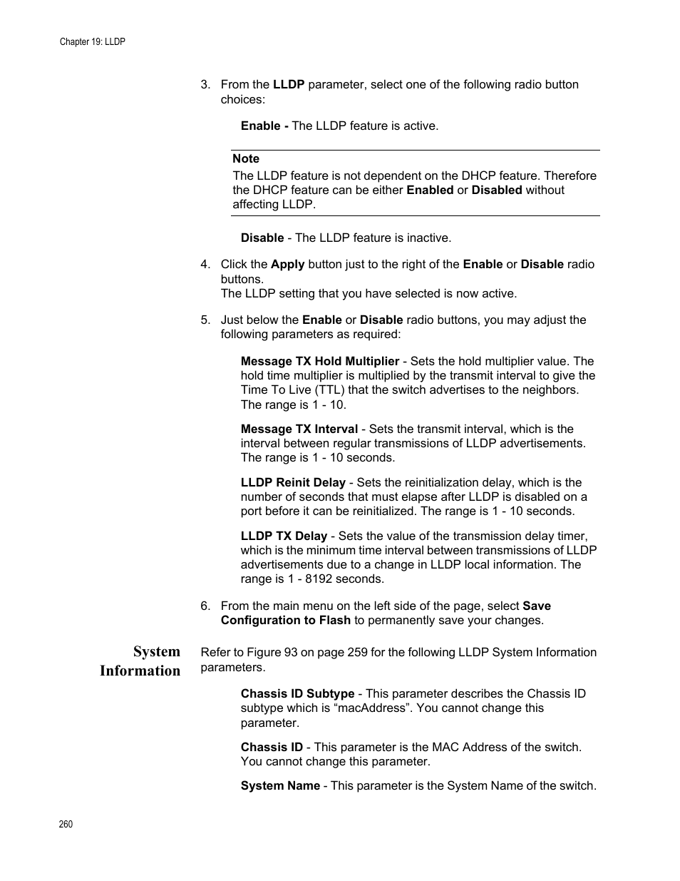 System information | Allied Telesis AT-GS950/8 User Manual | Page 260 / 364