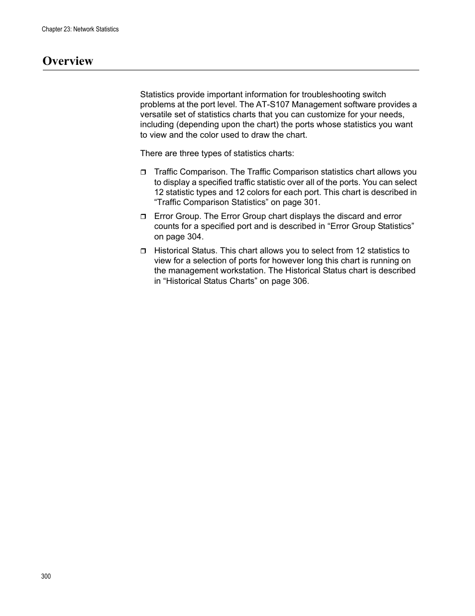 Overview | Allied Telesis AT-GS950/8 User Manual | Page 300 / 364