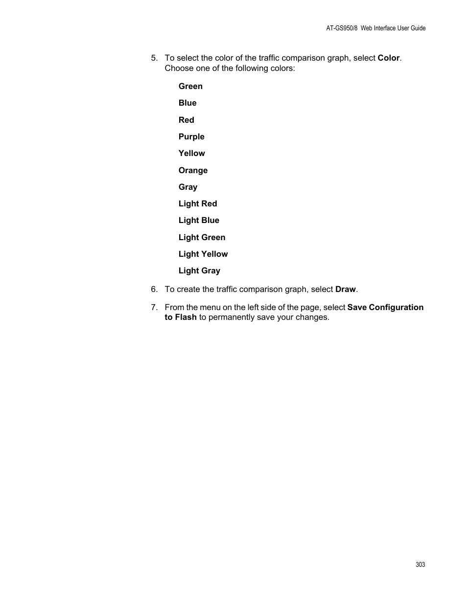 Allied Telesis AT-GS950/8 User Manual | Page 303 / 364