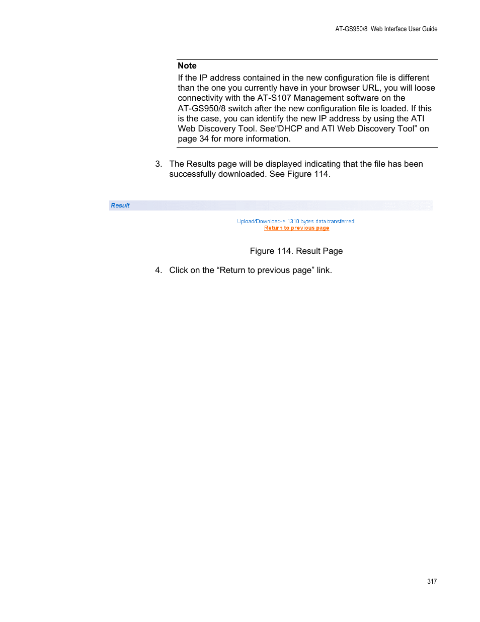 Allied Telesis AT-GS950/8 User Manual | Page 317 / 364
