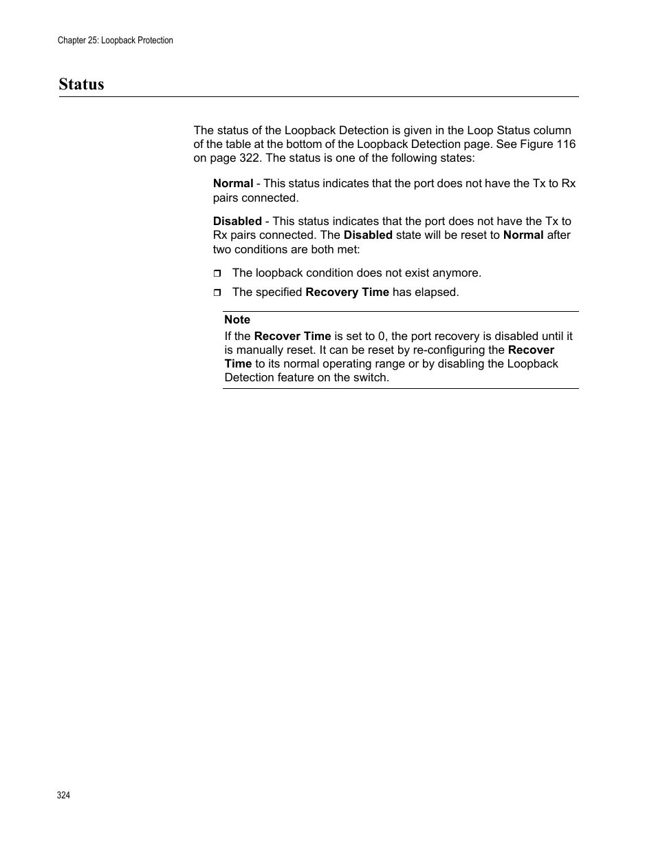 Status | Allied Telesis AT-GS950/8 User Manual | Page 324 / 364