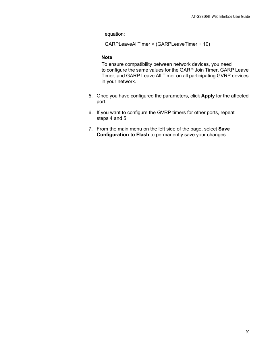 Allied Telesis AT-GS950/8 User Manual | Page 99 / 364