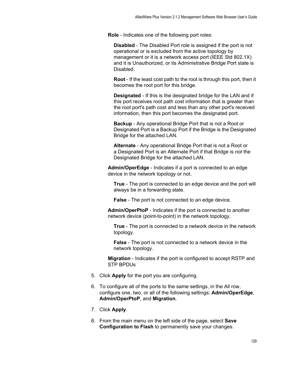 Allied Telesis AT-GS950/16 User Manual | Page 129 / 364