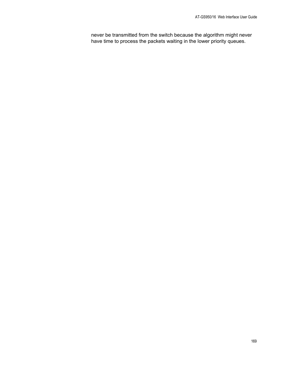 Allied Telesis AT-GS950/16 User Manual | Page 169 / 364
