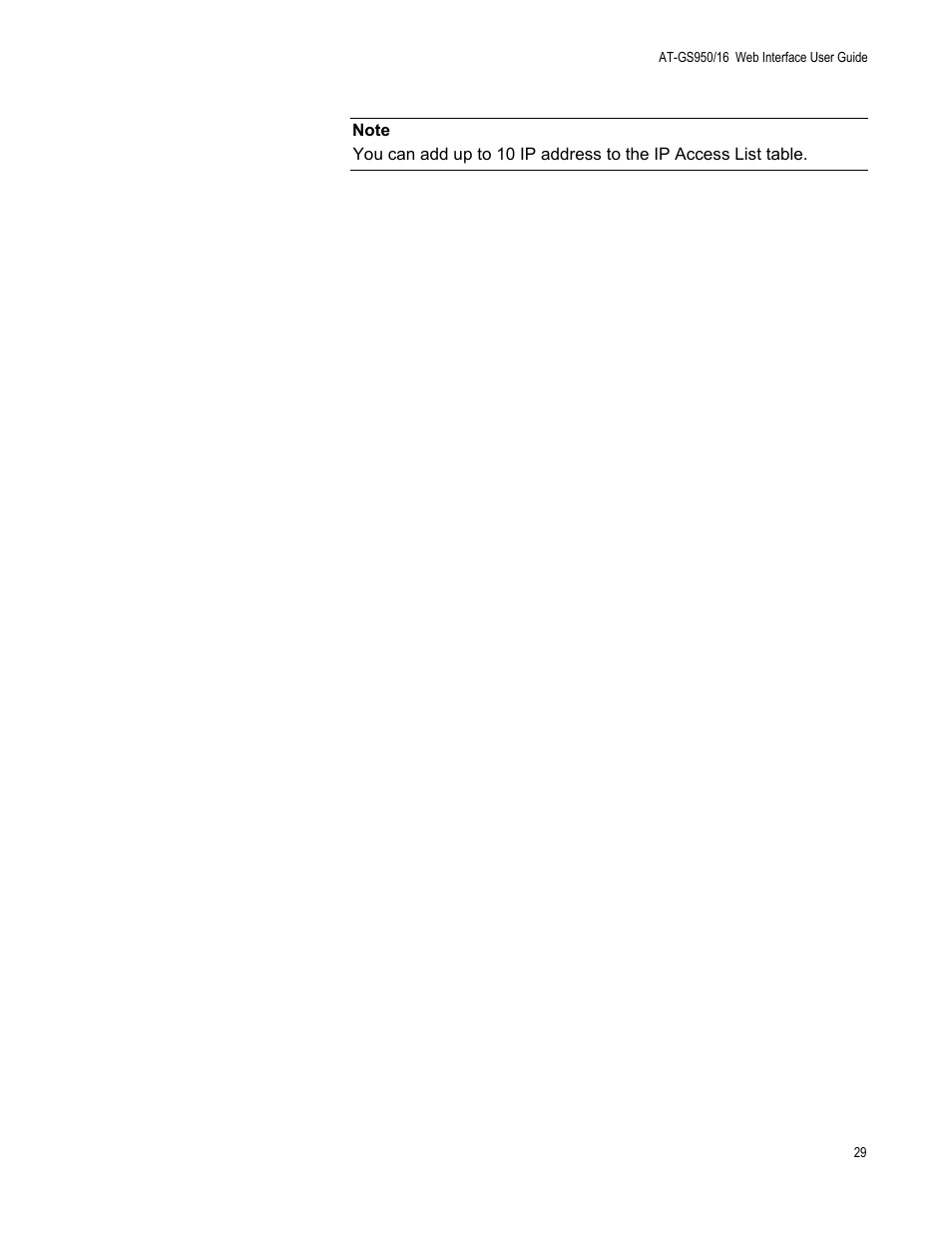 Allied Telesis AT-GS950/16 User Manual | Page 29 / 364