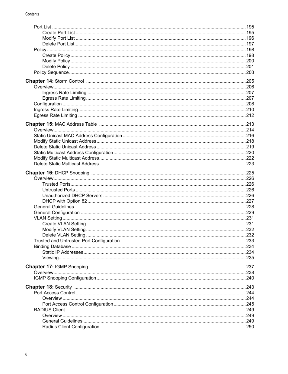 Allied Telesis AT-GS950/16 User Manual | Page 6 / 364