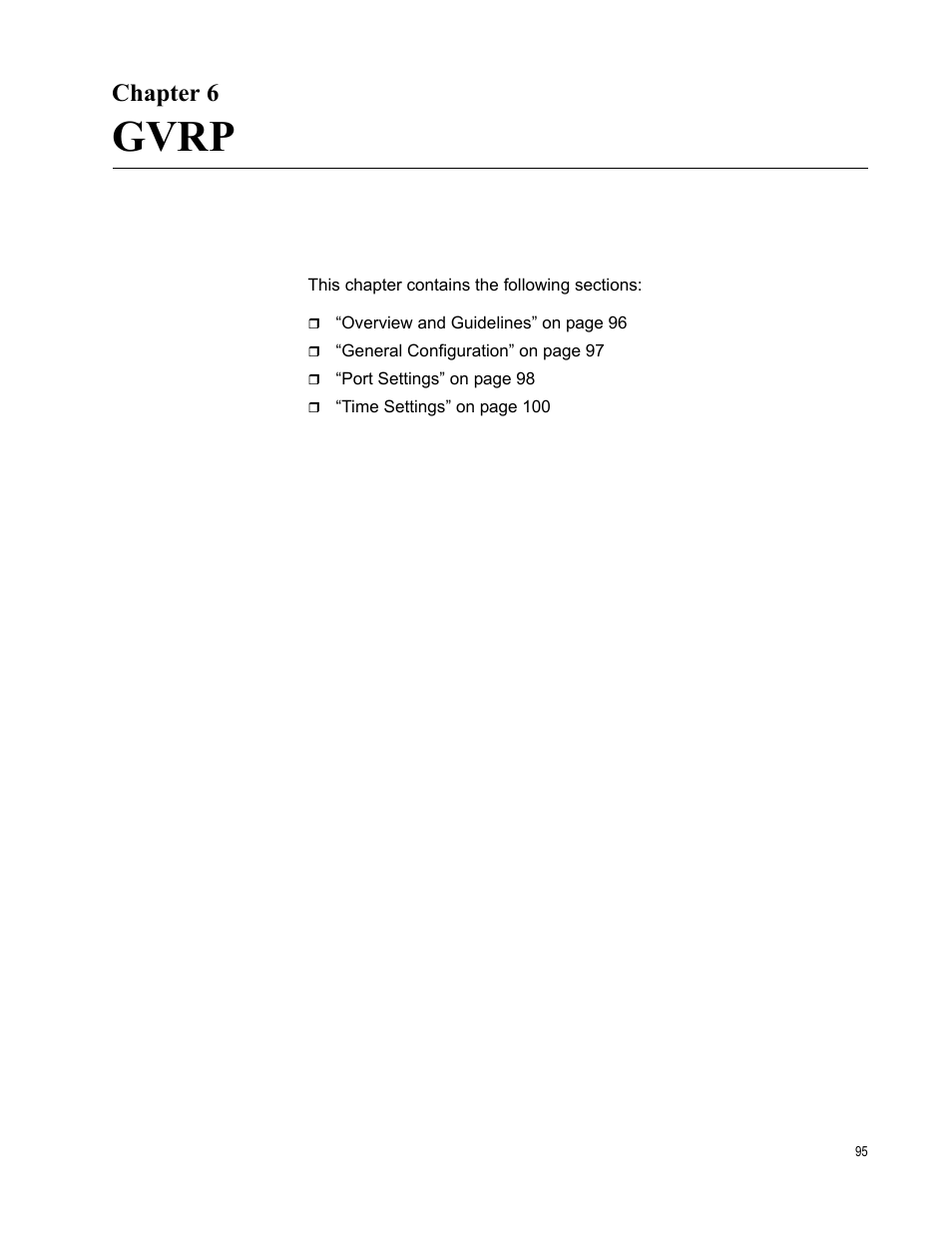 Chapter 6, Gvrp | Allied Telesis AT-GS950/16 User Manual | Page 95 / 364