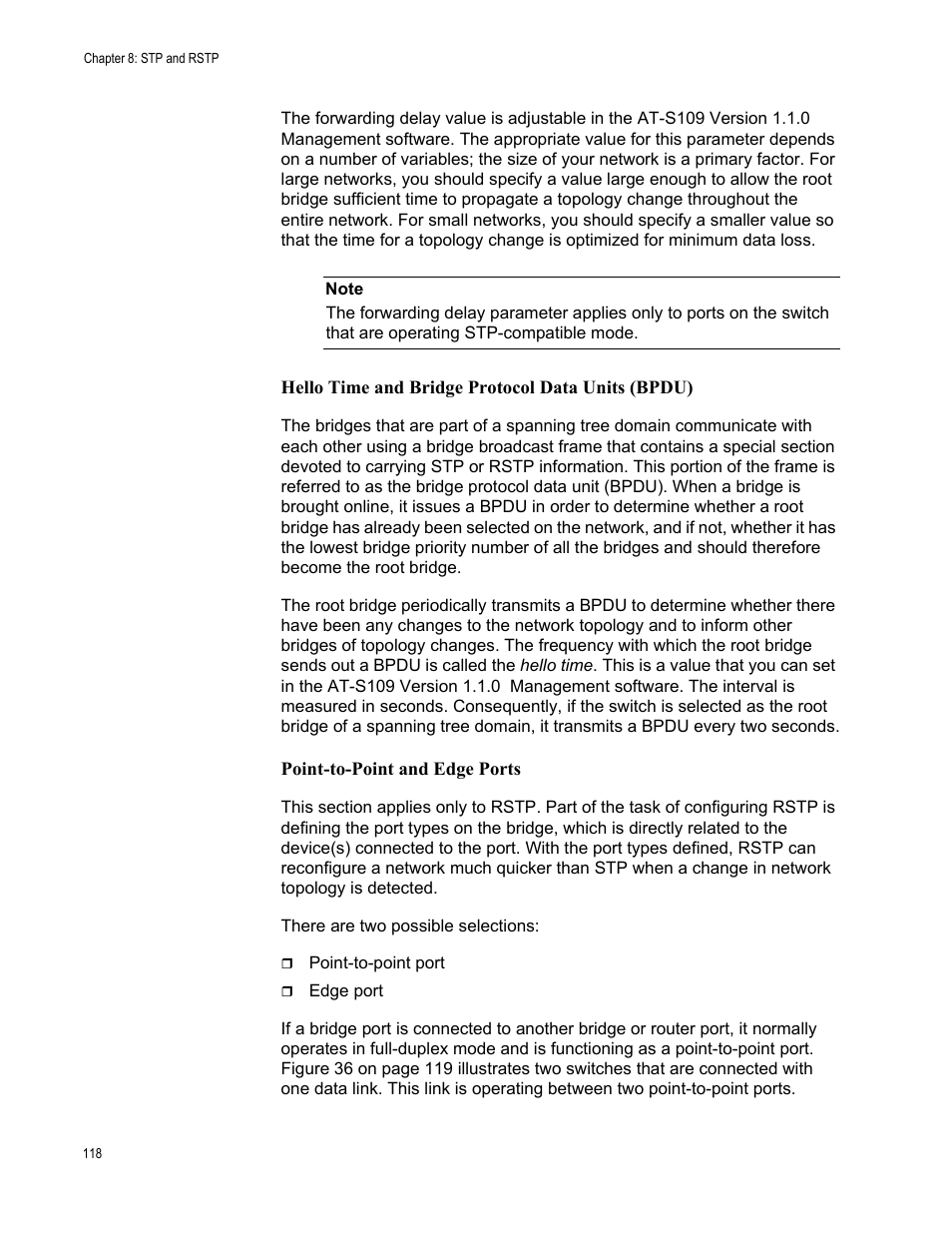 Allied Telesis AT-GS950/24 User Manual | Page 118 / 366