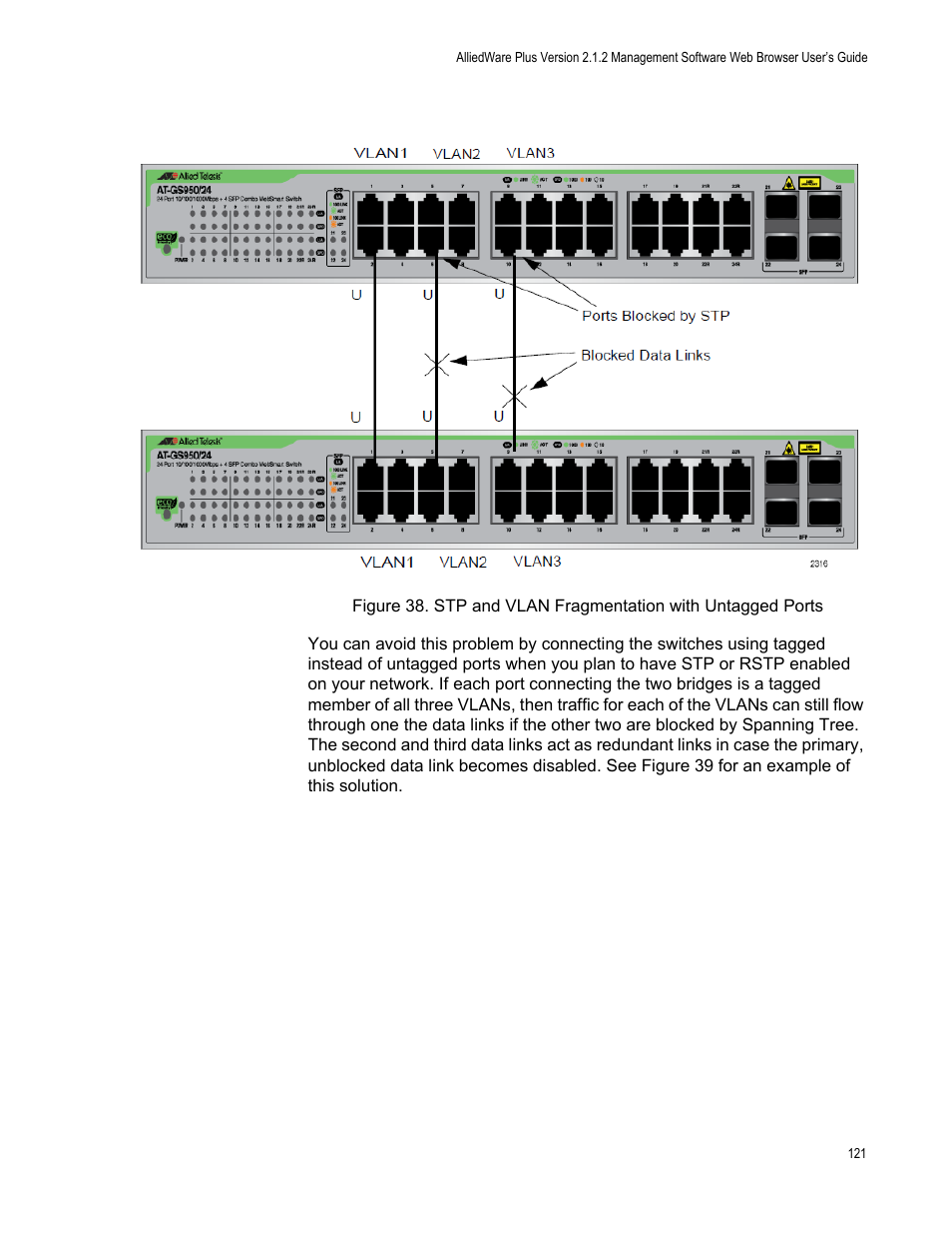 Allied Telesis AT-GS950/24 User Manual | Page 121 / 366