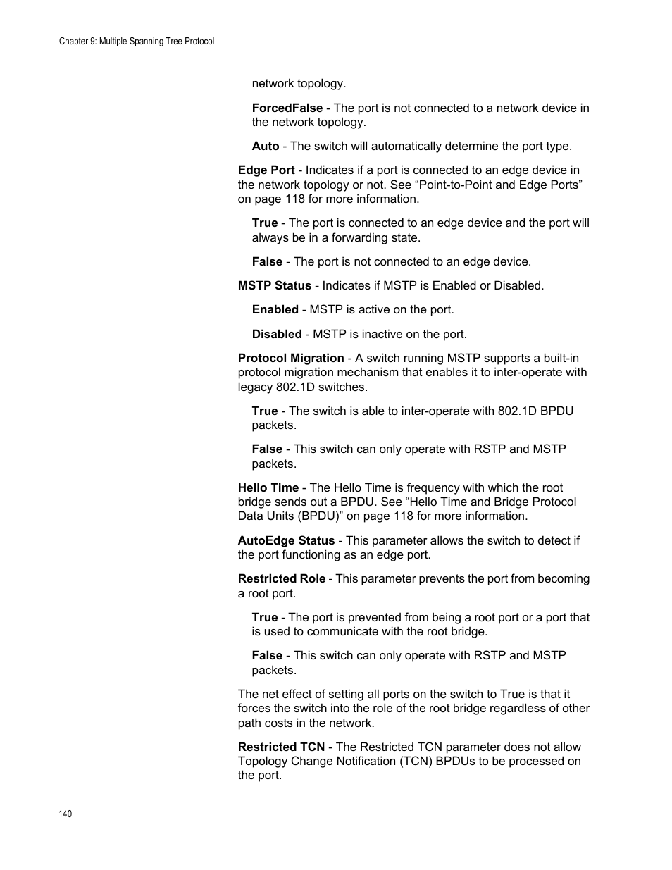 Allied Telesis AT-GS950/24 User Manual | Page 140 / 366