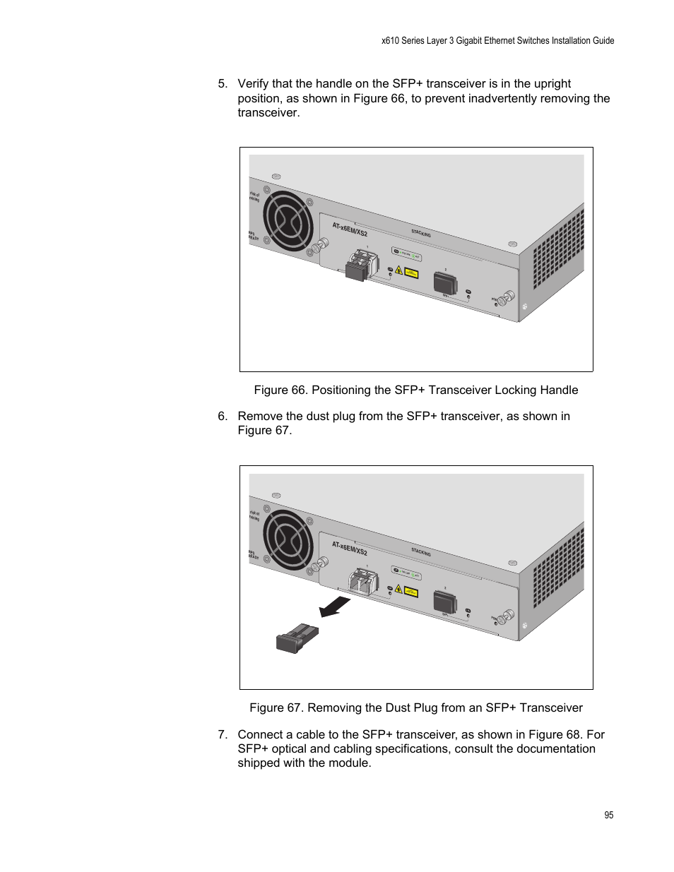 Allied Telesis x610 Series Layer 3 User Manual | Page 95 / 128
