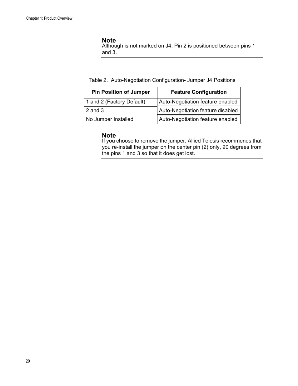 Allied Telesis AT-MC102XLPCI User Manual | Page 20 / 42