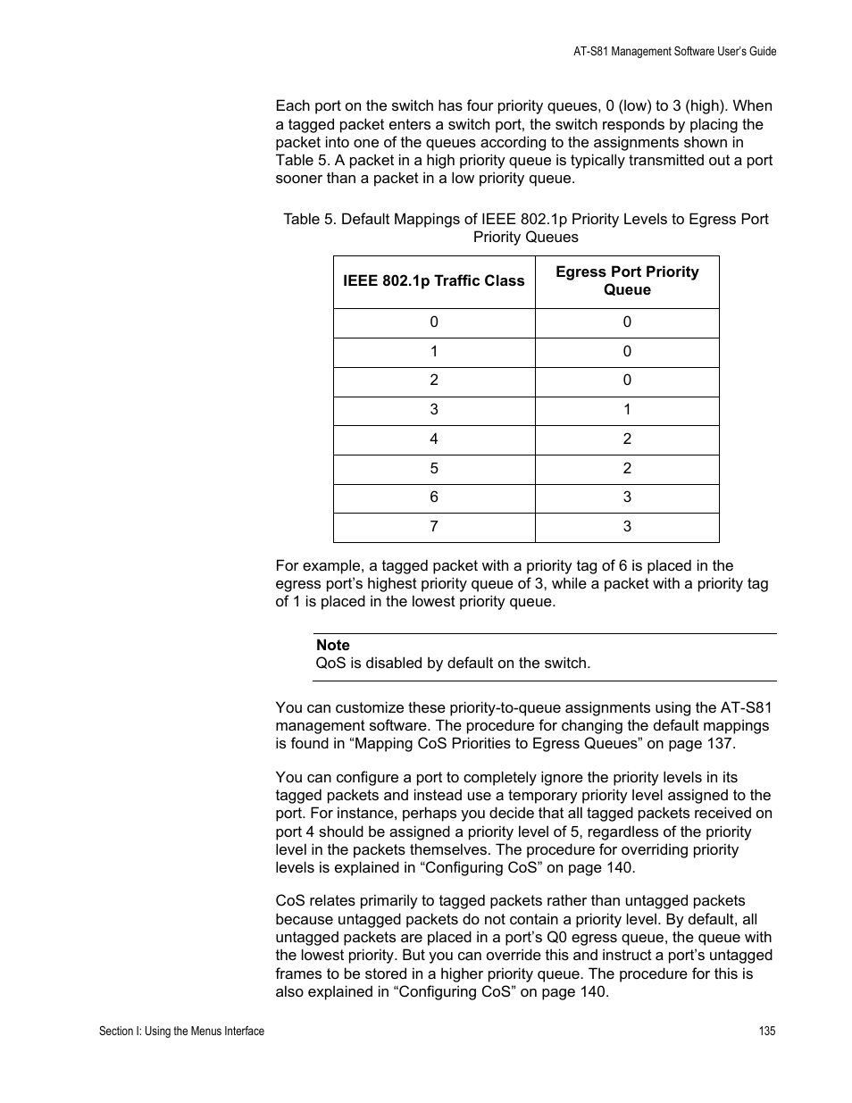 Allied Telesis AT 8000/8POE User Manual | Page 135 / 360
