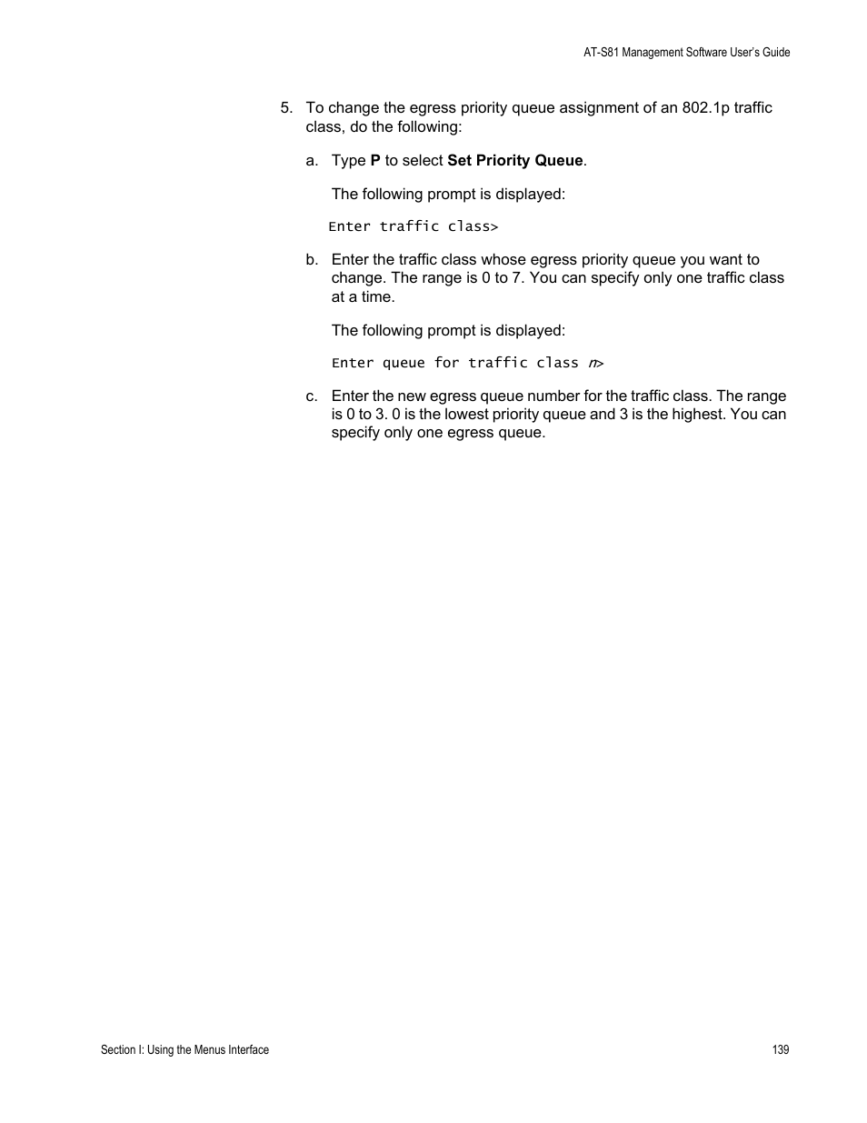 Allied Telesis AT 8000/8POE User Manual | Page 139 / 360