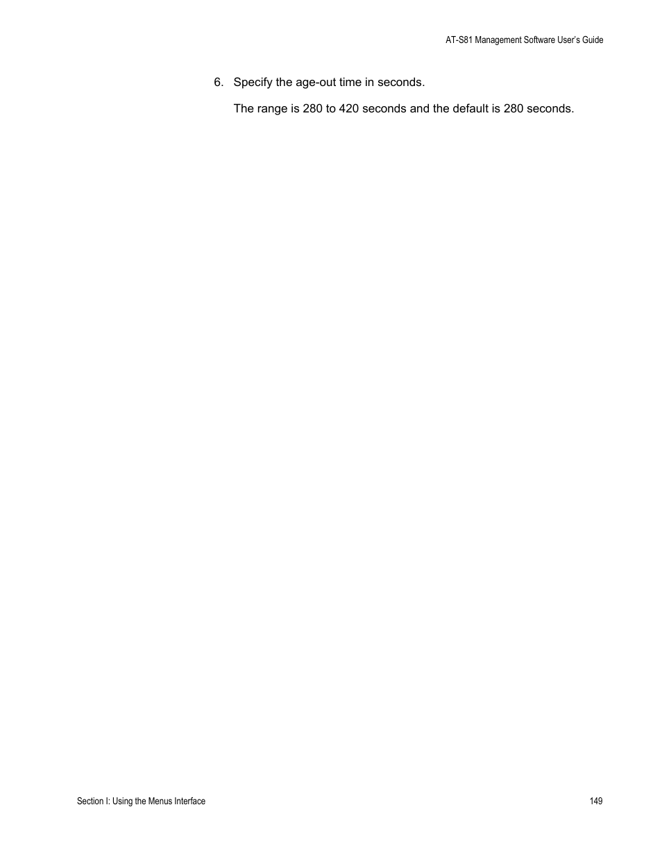Allied Telesis AT 8000/8POE User Manual | Page 149 / 360
